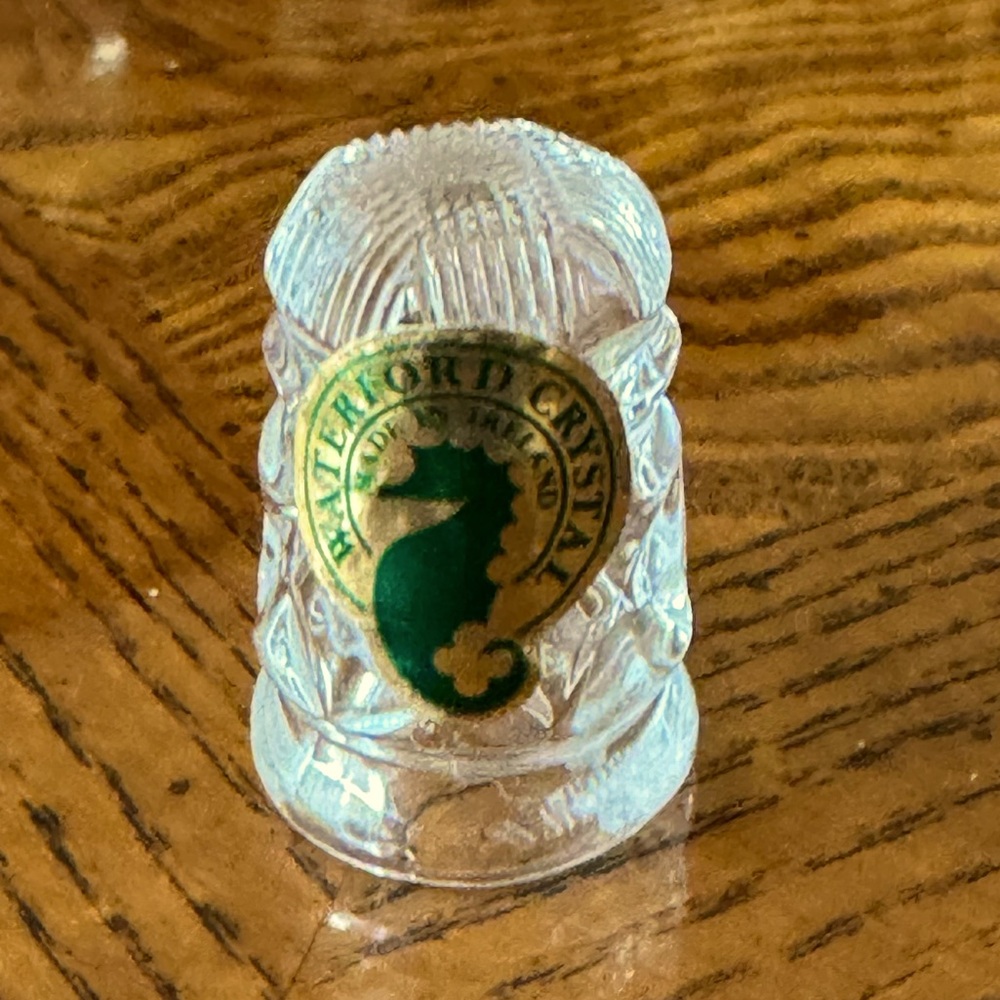 Waterford Crystal Thimble from Ireland - Picture 3 of 5